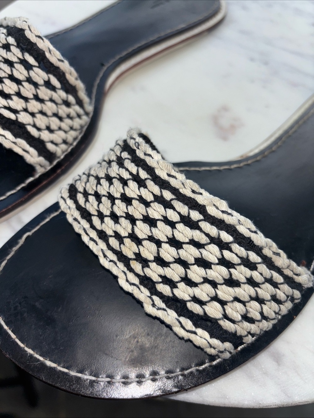 Rag & Bone Melrose Braided slide sandals Women’s Size 8 (38) - Picture 6 of 6